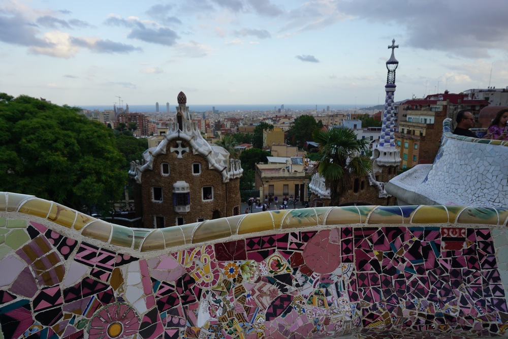 Park Guell in Barcelona. 